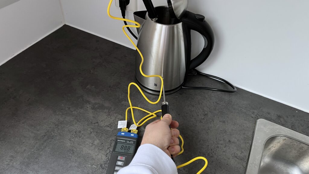 WMF Stelio Außen- & Innentemperaturmessung mit Tauch- und Oberflächenfühler